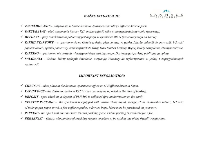 Sanhaus - Royal - 3 Minuty Od Plaży I Deptaka * Sopot